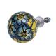 Hand Pinted Sunflower Indian Kashmiri Cabinet Knobs